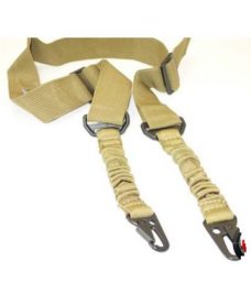 Sangle 2 points Airsoft élastique Tan