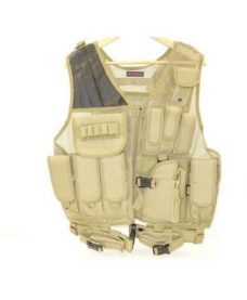 Veste tactique 8 poches holster + ceinturon