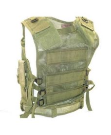 Veste tactique Airsoft 8 poches holster + ceinturon