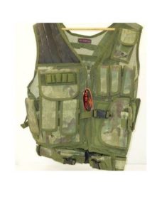 Veste tactique Airsoft 8 poches holster + ceinturon