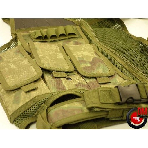 Veste tactique Airsoft 8 poches holster + ceinturon