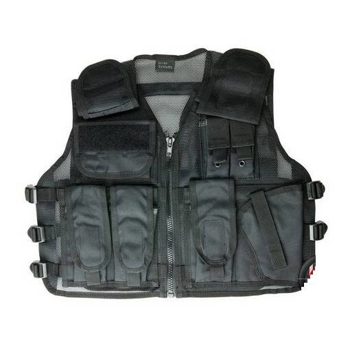 Veste tactique Airsoft Recon Noire