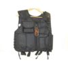 Veste tactique Airsoft SWAT Noire avec Holster