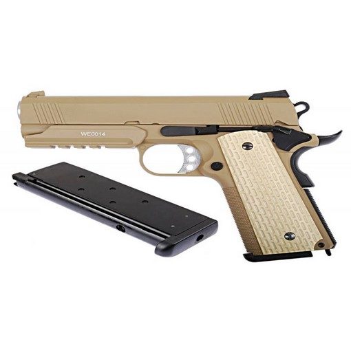 WE Desert Warrior 4.3 Tan avec rail GBB