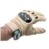 gants tactiques airsoft renforces desert tan