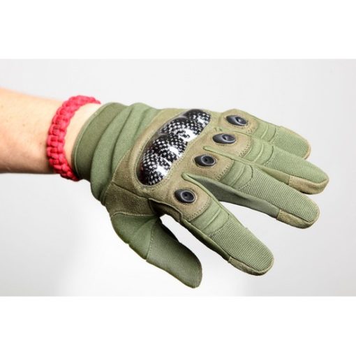 gants tactiques airsoft renforces olive