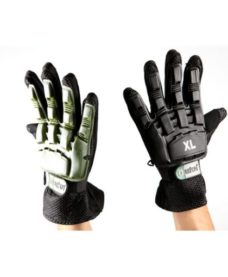 gants tactiques coque airsoft noir vert