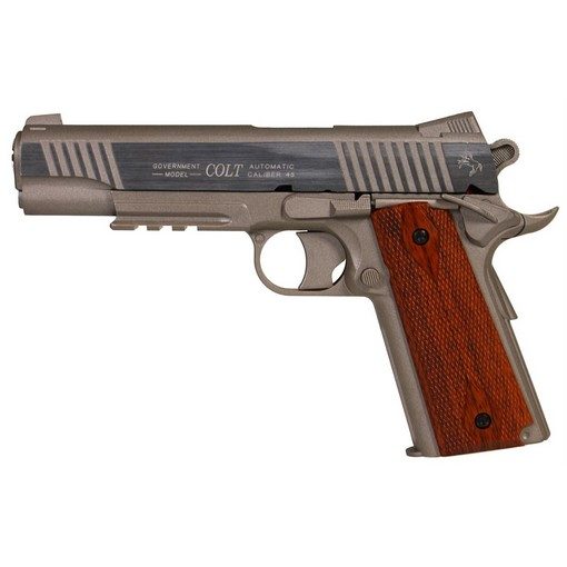 Colt 1911 rail full metal Stainles CO2 KWC