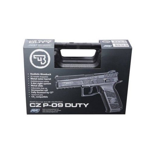 CZ P-09 ASG Full Métal Gaz + mallette