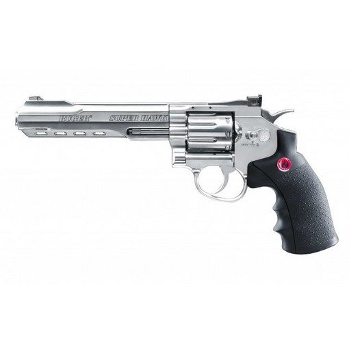 Ruger Super Hawk Chrome Canon 6'' CO2