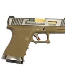 S19 G-Force T4 WE Silver/Or/Tan GBB