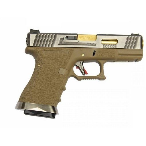 S19 G-Force T4 WE Silver/Or/Tan GBB