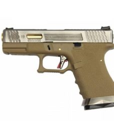 S19 G-Force T4 WE Silver/Or/Tan GBB