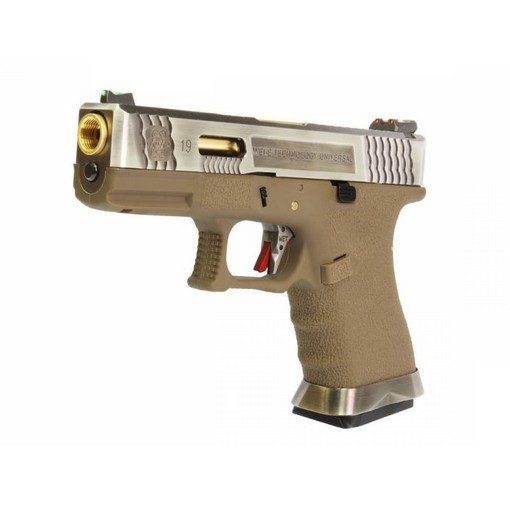 S19 G-Force T4 WE Silver/Or/Tan GBB