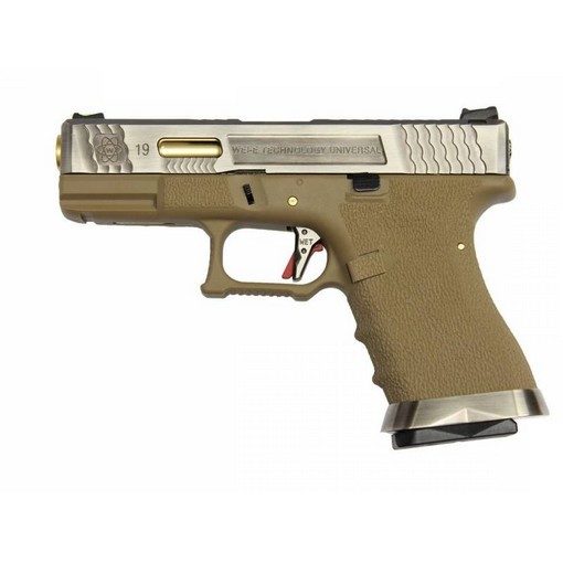 S19 G-Force T4 WE Silver/Or/Tan GBB