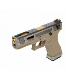 WE G18C Gforce T4 Argent Or Tan GBB