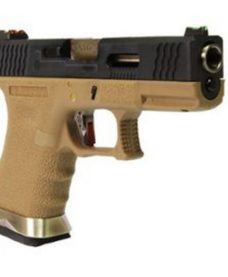 WE G19 Gforce T2 Noir Silver Tan GBB