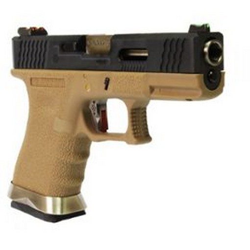 WE G19 Gforce T2 Noir Silver Tan GBB