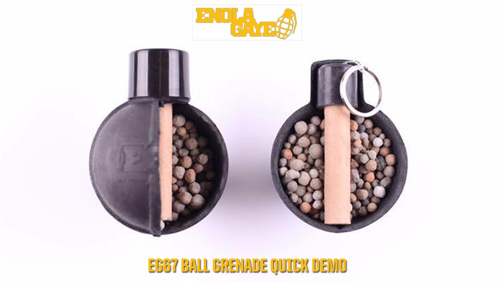 Grenade EG67 Airsoft Enola Gaye Explosive Blowback.fr