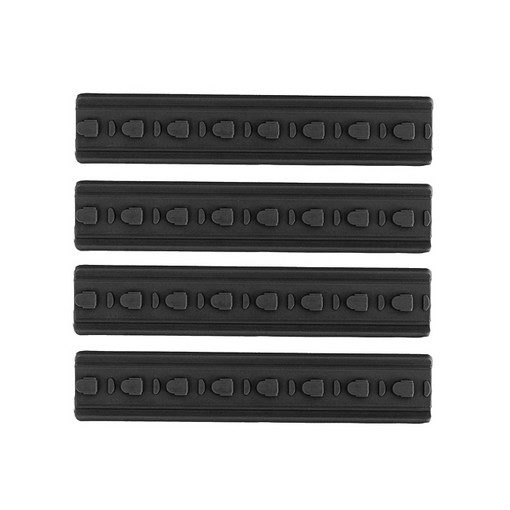 Couvres Rails Keymod Gomme Type A x4 Noir