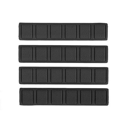 Couvres Rails Keymod Gomme Type A x4 Noir