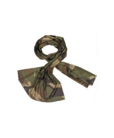 Echarpe airsoft filet Mesh Woodland 190 x 50 cm