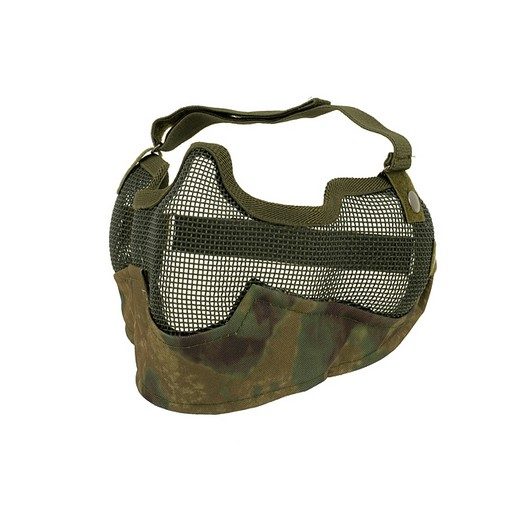 Grille airsoft métal Atacs Foliage bas visage et oreilles