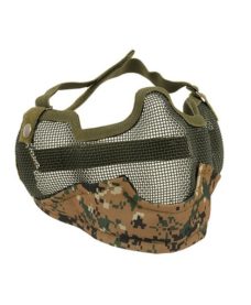 Grille airsoft métal Marpat bas visage et oreilles