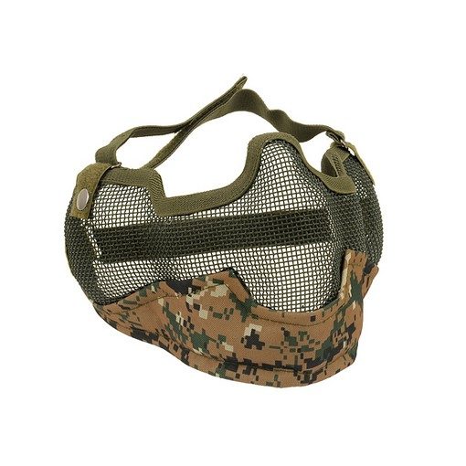 Grille airsoft métal Marpat bas visage et oreilles