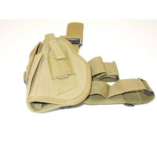 Holster de cuisse Airsoft Gaucher Coyote