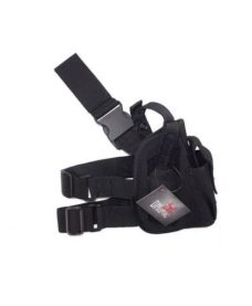 Holster de cuisse Airsoft universel droit Noir