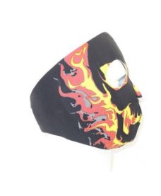 Masque néoprène Airsoft intégral Fire skull