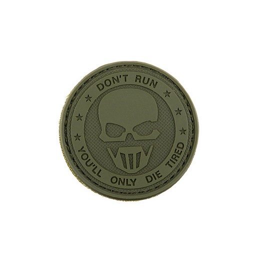 Patch Airsoft Don't Run PVC Velcro Patch 2 OD Emerson