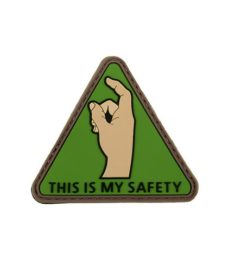 Patch Airsoft This is my safety PVC Velcro - Emerson