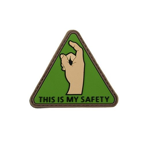 Patch Airsoft This is my safety PVC Velcro - Emerson