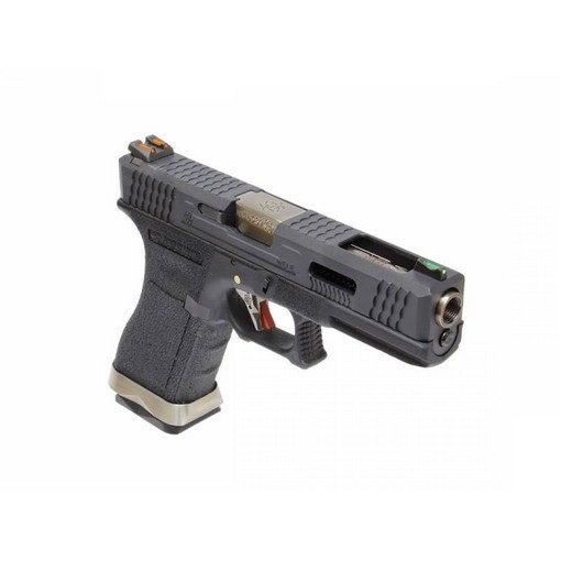 Pistolet WE S17 G-Force T5 Noir/Silver/Noir GBB