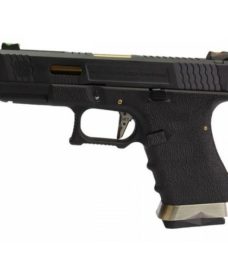 Pistolet WE S19 G-Force T1 Noir/Or/Noir GBB