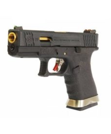 Pistolet WE S19 G-Force T1 Noir/Or/Noir GBB