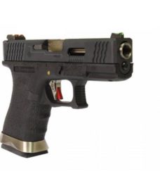 Pistolet WE S19 G-Force T5 Noir/Argent/Noir GBB