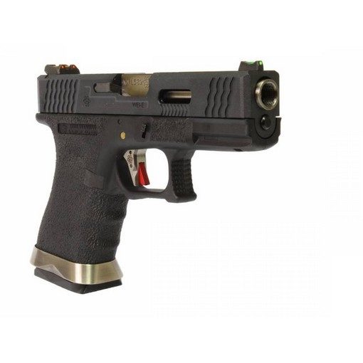 Pistolet WE S19 G-Force T5 Noir/Argent/Noir GBB