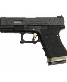 Pistolet WE S19 G-Force T5 Noir/Argent/Noir GBB