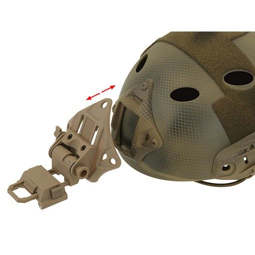 Support NVG low profile pour casque Tan