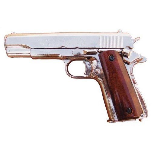 Colt 45 airsoft auto (M1911) chrome