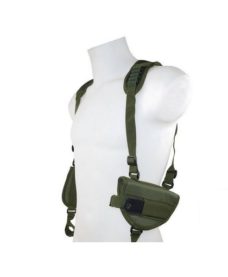 Holster d'épaule revolver airsoft universel vert