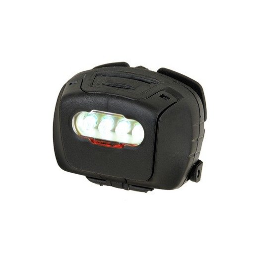 Lampe airsoft Tactique 4 Leds Molle-Casque-Tete