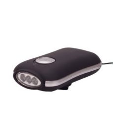 Lampe dynamo airsoft LED Noir