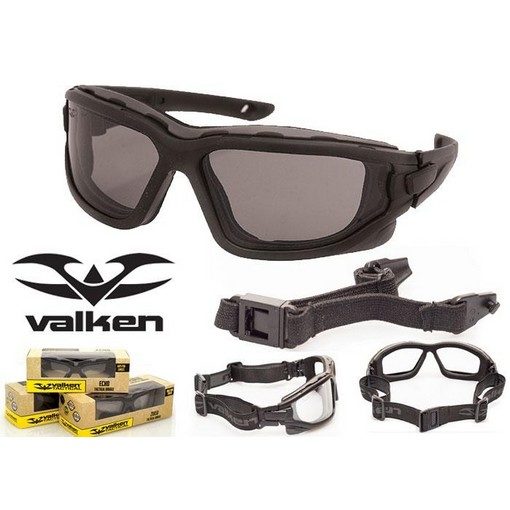 Lunette airsoft CE de protection Vtac Echo Smoke