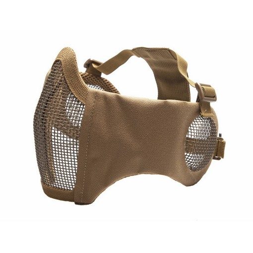 Masque Stalker airsoft Métal + grille oreilles tan