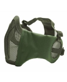 Masque Stalker airsoft Métal + grille oreilles vert