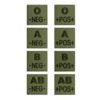 Patch Airsoft groupe Sanguin O